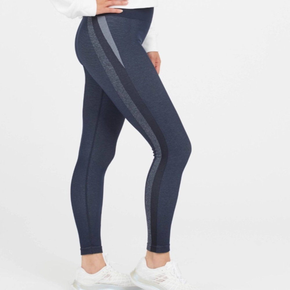 Spanx Active Seamless Track Stripe Leggings S/P